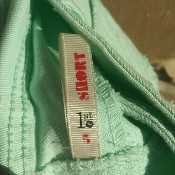 Boho Teal Lace Shorts size 5 - Picture 4 of 4